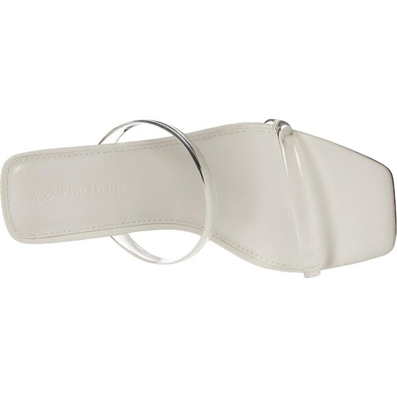 🆕 Women Silver Avery Square Toe Two Strap Staples Elevate High Heeled Sandal - Picture 8 of 8